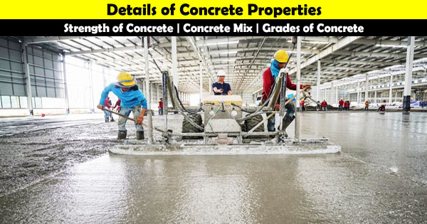 Details of concrete properties