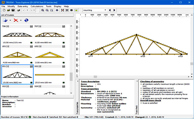 Truss4 software